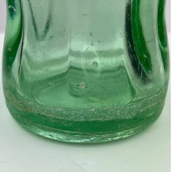 Vintage Coca Cola Bottle, 1957 Hobble Skirt Coke Bottle, Green Glass Collectible - Picture 11 of 11
